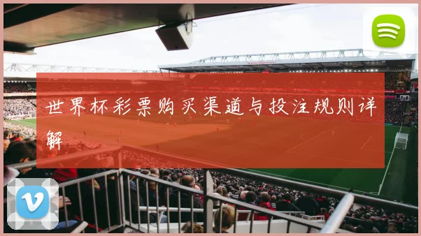 世界杯彩票购买渠道与投注规则详解